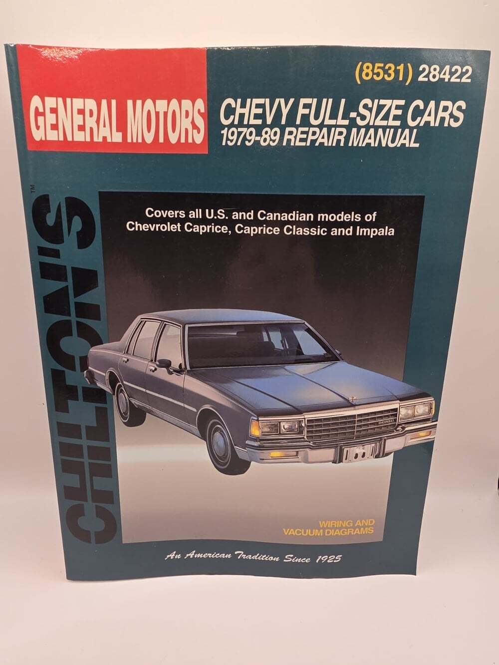 Chilton's General Motors Chevy Full-Size Cars 1979-89 Repair Manual 8531